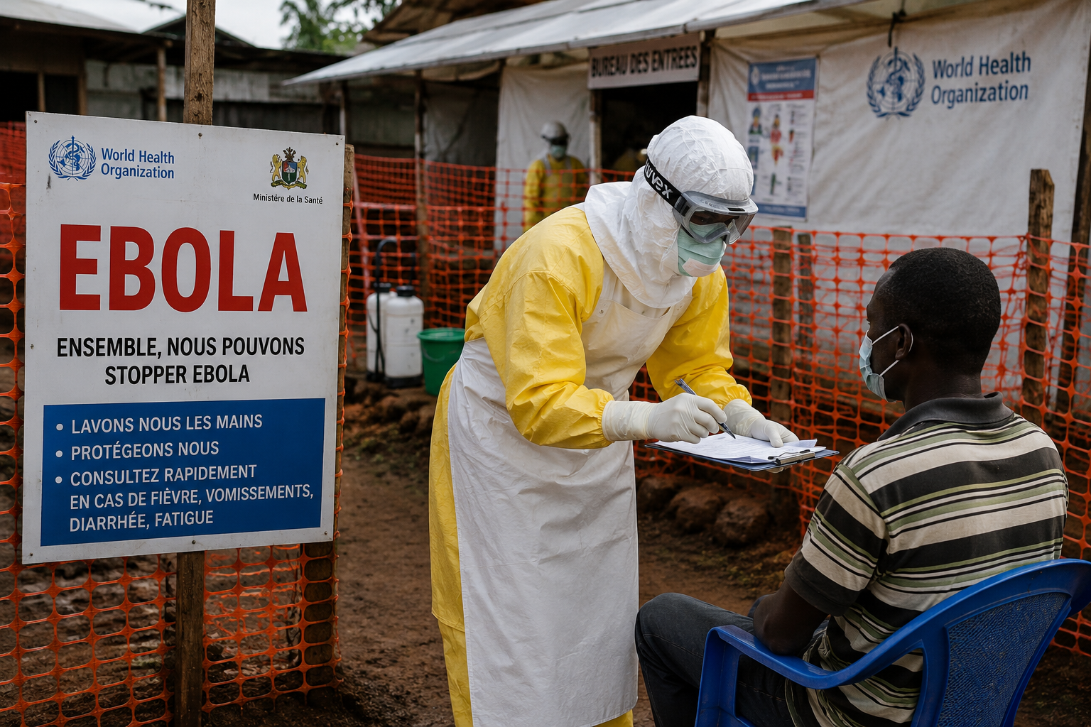 Ebola en RDC : l’OMS estime que l’épidémie est encore loin d’être maîtrisée